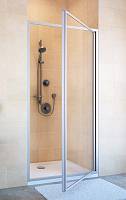 Душевая дверь в нишу GuteWetter Practic Door GK-401 правая 68-72 см стекло бесцветное, профиль матовый хром