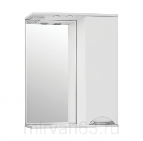 Зеркало-шкаф Style Line Жасмин 65/С белый