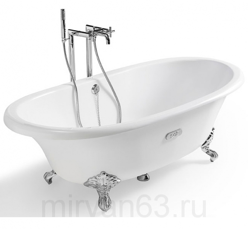 Чугунная ванна Roca Newcast 170x85 233650007 белая без ручек