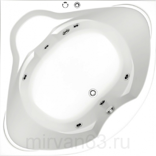 Гидромассажная ванна Bas ХАТИВА 143 см с г/м
