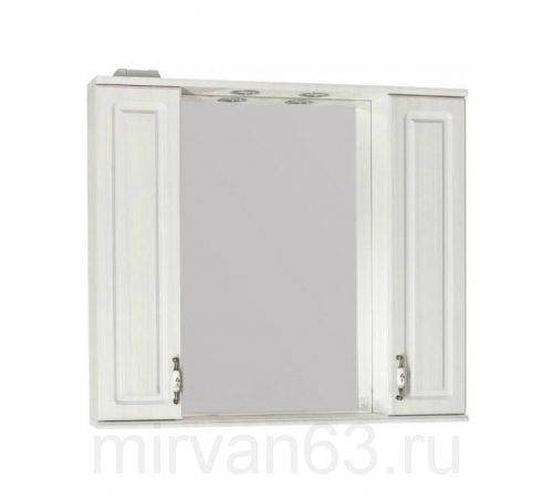 Зеркало-шкаф Style Line Олеандр-2 90/С рельеф пастель