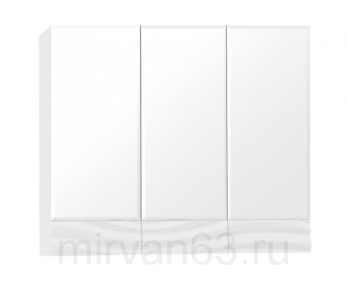 Зеркальный шкаф Style Line Вероника 80 белый