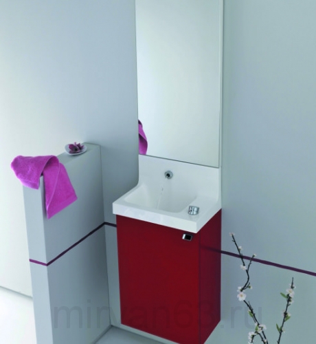 Мебель для ванной Jacob Delafon Pop Laminar 40 красный винил L
