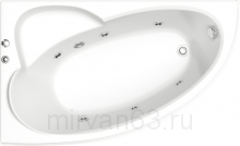 Гидромассажная ванна Bas САГРА 160 см с г/м  (левая)