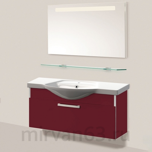 Мебель для ванной Gemelli Veronica Ideal 111 исполнение II с ящиком, подвесная