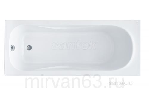 Акриловая ванна Тенерифе 170х70 Santek прямоугольная белая 1WH302207