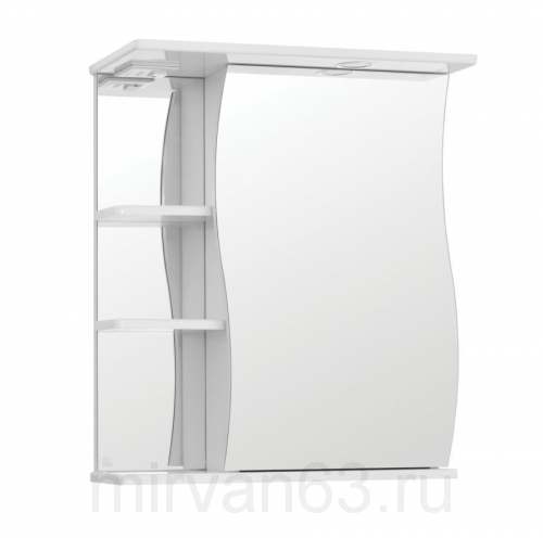 Зеркальный шкаф Style Line Эко Волна Волна 60/С белый