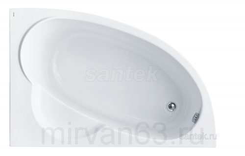 Акриловая ванна Шри-Ланка 150х100 R Santek асимметричная белая 1WH302395