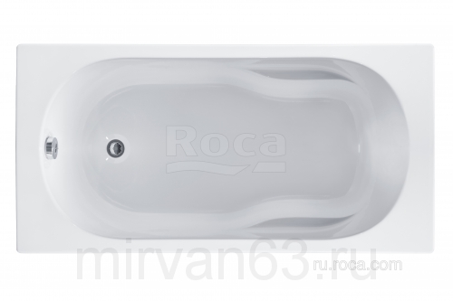 Акриловая ванна Genova-N 150x75 Roca прямоугольная белая ZRU9302894