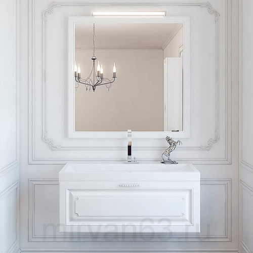 Мебель для ванной Aqwella 5 stars Империя 100 белый глянец  (Emp.01.10/W)