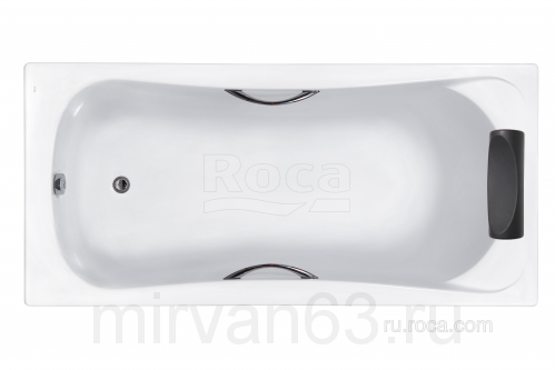 Акриловая ванна BeCool 170x80 Roca прямоугольная белая ZRU9302852