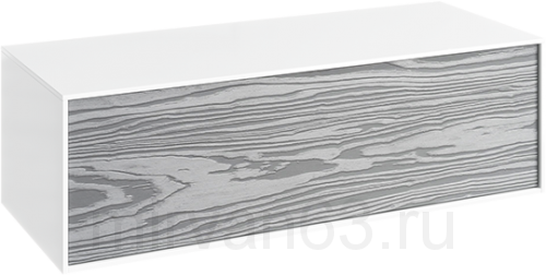 Genesis тумба подвесная, дополнительная, цвет миллениум серый, GEN0310MG  100 см Aqwella