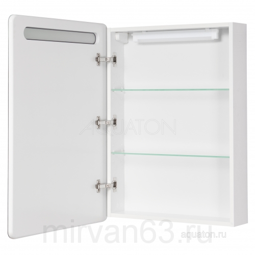 Зеркальный шкаф Aquaton Америна 60 левый белый 1A135302AM01L