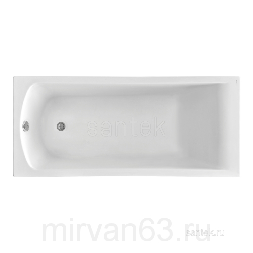 Акриловая ванна Santek Фиджи 150х75 прямоугольная 1WH501598