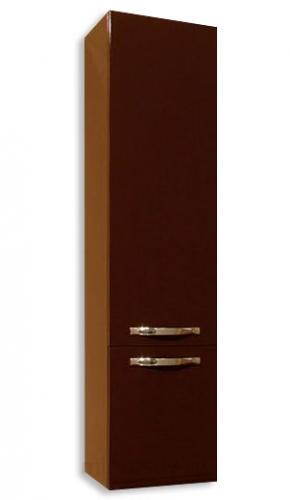 Шкаф-пенал Акватон Ария темно-коричневый 1A134403AA430