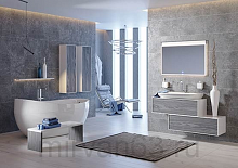 Genesis мебель для ванной, цвет миллениум серый, GEN0112MG  120 см Aqwella