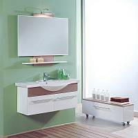 Комплект мебели для ванной Акватон Логика 95 лен