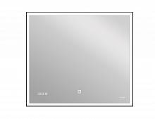 Зеркало LED 011 design 80x70 с подсветкой часы металл. рамка прямоугольное KN-LU-LED011*80-d-Os Cersanit 62980
