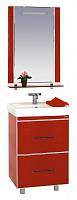 Мебель для ванной Misty Гранд Lux 60  красная кожа croco
