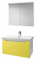 Мебель для ванной Dreja Color 90 желтый глянец