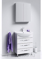 Аллегро мебель для ванной напольная Элеганс 650 , цвет белый, Agr.01.06/3,  59,8 см Aqwella