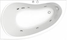Гидромассажная ванна с г/м Bas Алегра 150 серия FLAT (левая)