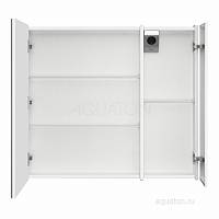 Зеркальный шкаф Aquaton Ондина 80 белый 1A183502OD010
