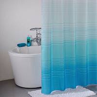 Штора для ванной комнаты, 200*200 см, полиэстер, Blue Horizon, IDDIS, 301P20RI11