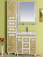 Мебель для ванной Misty Морена 75 золотая мозаика