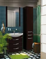 Комплект мебели для ванной Акватон Ария Н 65 темно-коричневая