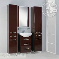 Комплект мебели для ванной Акватон Ария Н 50 темно-коричневая