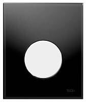 Клавиша смыва Tece Loop Urinal 9242654 черное стекло, кнопка белая