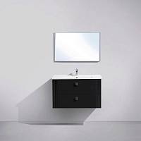 Мебель для ванной BelBagno Atria 83 nero lucido 2 ящика