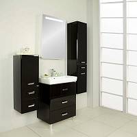Комплект мебели для ванной Акватон Америна М 70 черная