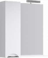 Лайн зеркало с панелью,  светильником и шкафчиком Li.02.07,  75 см Aqwella
