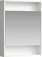 Сити Шкаф-зеркало 60 см, цвет дуб канадский, SIT0406DK  60 см Aqwella
