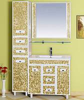 Мебель для ванной Misty Морена 90 золотая мозаика