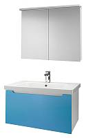Мебель для ванной Dreja Color 90 голубой глянец