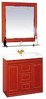 Мебель для ванной Misty Fresko 90 красная краколет