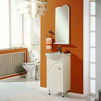 Комплект мебели для ванной Aquaton Колибри 45 левый белый