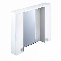 Шкаф-зеркало, 90 см, белый, Rise, IDDIS, RIS90W0i99