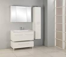 Комплект мебели для ванной Aquaton Мадрид 100 М 2 ящика белый