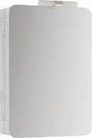 Аликанте шкаф-зеркало со светильником, цвет дуб седой, Alic.04.05/Gray,  50 см Aqwella